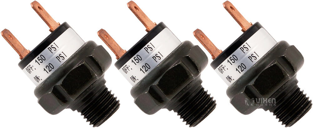 VIXEN HORNS VXA7150-3 120-150 PSI PRESSURE SWITCH (3 PACK) image 0