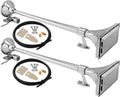 VIXEN HORNS VXH1167CX2 SEMI TRUCK SINGLE AIR HORN CHROME PLATED (DUAL PACK) image 0