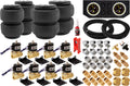 VIXEN AIR VXK1204PB 1/2" NPT AIR RIDE SUSPENSION HIGH FLOW AIR VALVES WITH FOUR AIR SPRINGS, PRESSURE SWITCH, GAUGE DASH PANEL, HOSES AND FITTINGS image 0