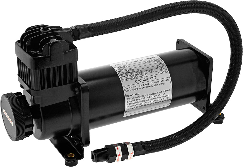 VIXEN HORNS VXO8330APROB 3 GALLON ALUMINUM AIR TANK WITH 200 PSI AIR COMPRESSOR ONBOARD AIR SYSTEM image 3