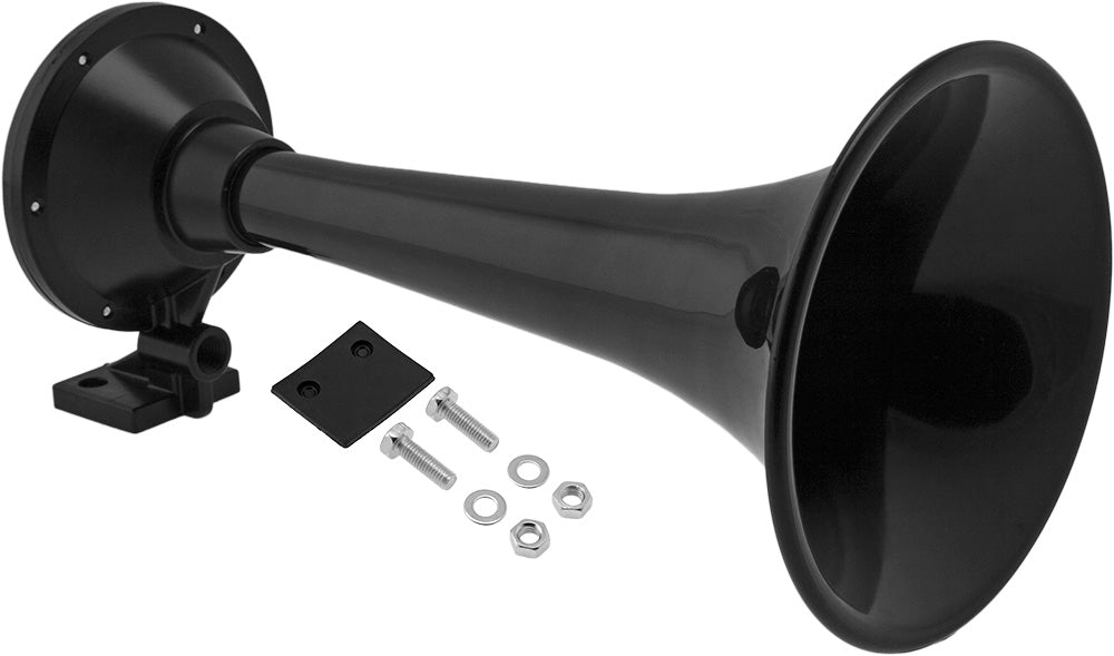 VIXEN HORNS VXH1903XB SINGLE TRUMPET AIR HORN SMALL BLACK image 0