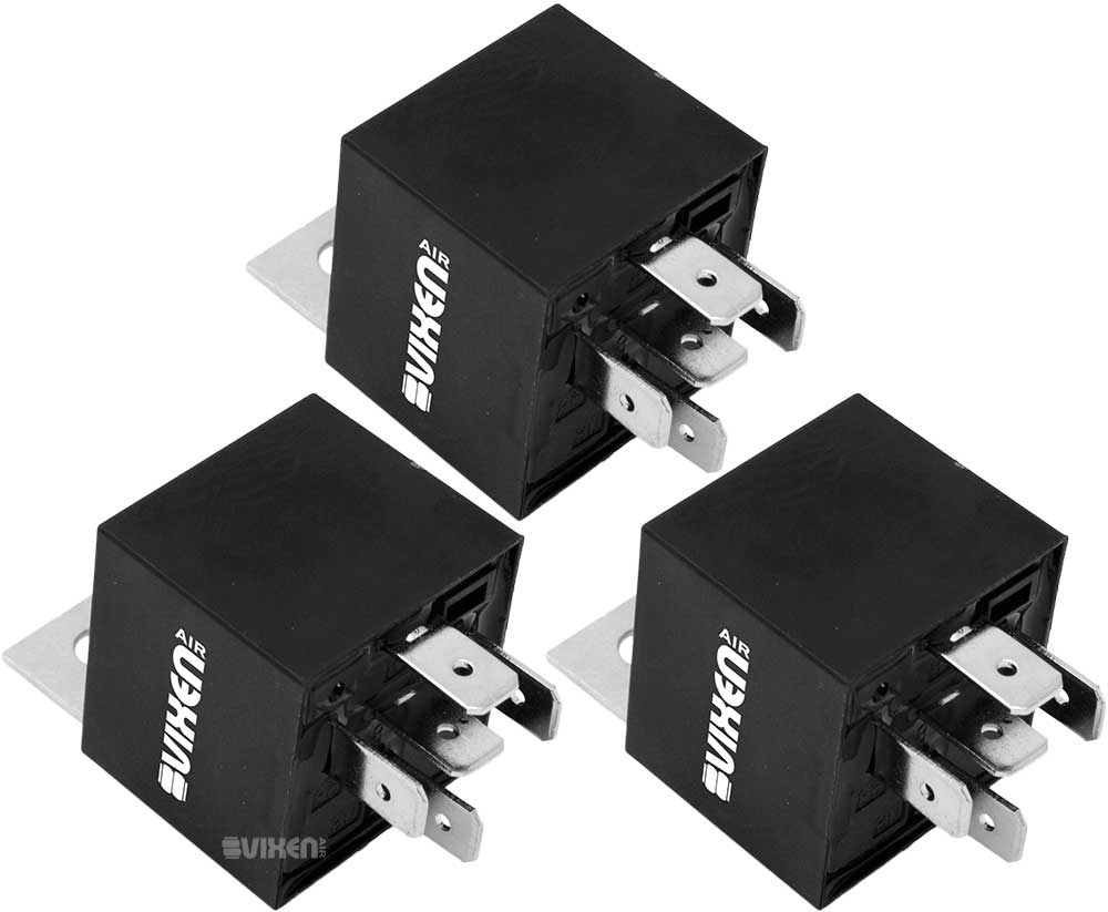 VIXEN AIR VXA7555-3 5-PIN UNIVERSAL RELAY 12V/40A (3 PACK) image 0