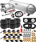 VIXEN AIR VXX1208FW/4850C AIR SUSPENSION KIT FOR TRUCK/CAR BAG/AIR RIDE/SPRING. ON BOARD SYSTEM, 200PSI COMPRESSOR, 5 GALLON image 0