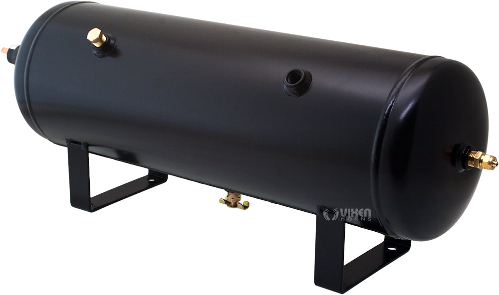 VIXEN HORNS VXO8325/3118 TRIPLE TRUMPET TRAIN AIR HORN CHROME PLATED WITH 2.5 GALLON TANK AND 200 PSI COMPRESSOR image 8