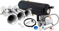 VIXEN HORNS VXO8815/3118 TRIPLE TRUMPET TRAIN AIR HORN CHROME PLATED WITH 1.5 GALLON TANK AND 150 PSI COMPRESSOR image 0