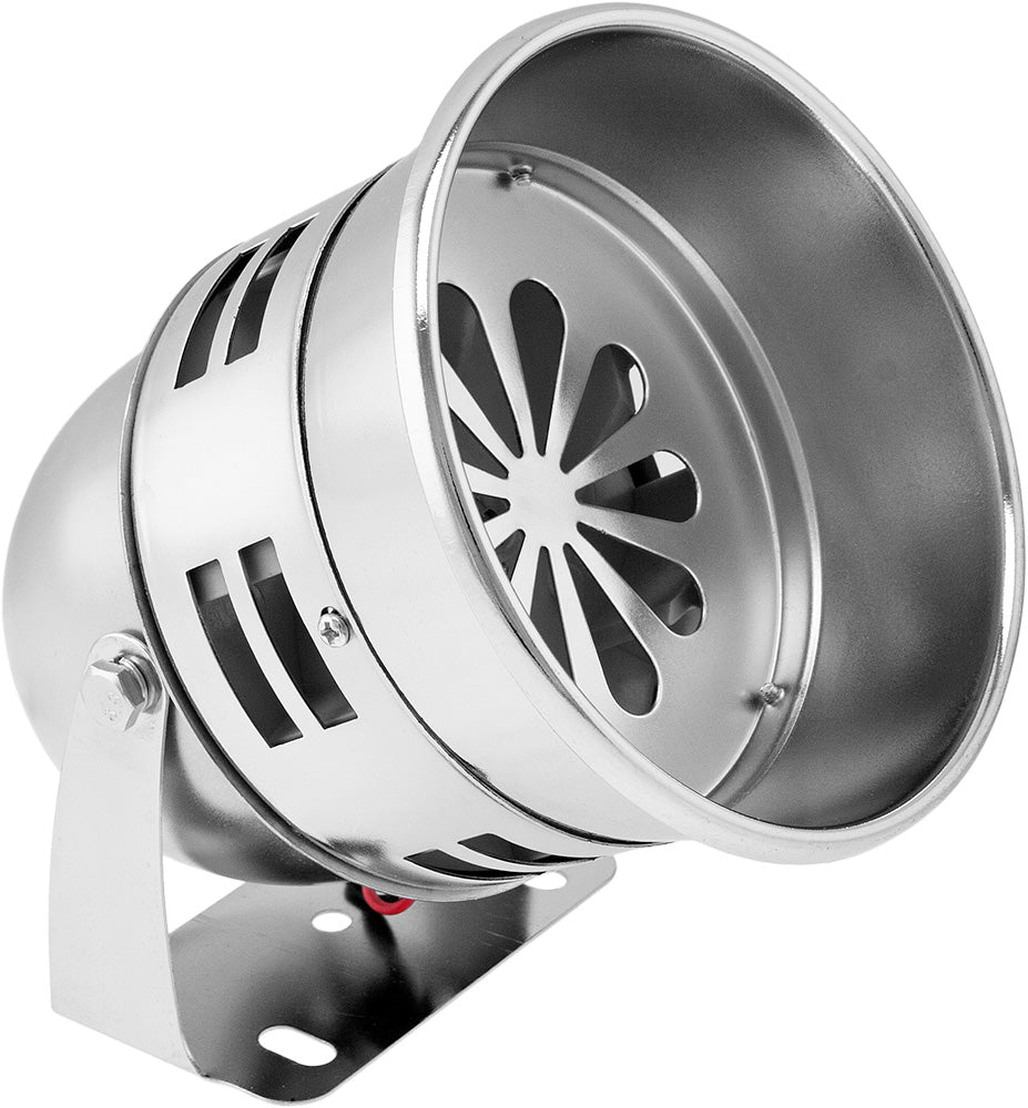 VIXEN HORNS VXS4006C MOTOR DRIVEN ELECTRIC SIREN CHROME PLATED image 0