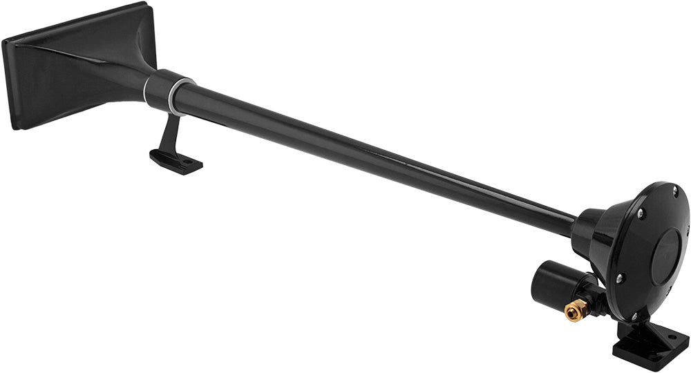 VIXEN HORNS VXO8330/1167B SINGLE TRUMPET TRAIN AIR HORN BLACK WITH 3 GALLON TANK AND 200 PSI COMPRESSOR image 2