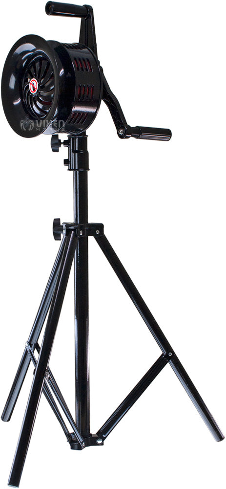 VIXEN HORNS VXS-2000MTP TRIPOD MOUNT HEAVY DUTY HAND CRANK ALARM SIREN BLACK image 0