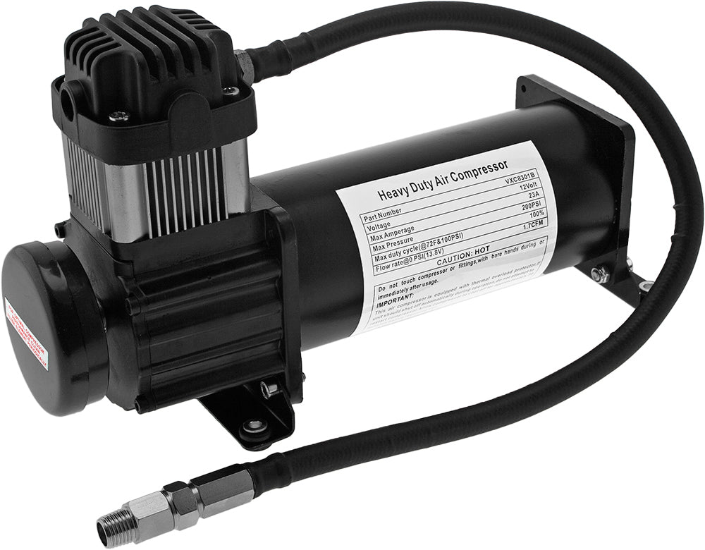 VIXEN HORNS VXO8315B 1.5 GALLON AIR TANK WITH 200 PSI AIR COMPRESSOR ONBOARD AIR SYSTEM image 3