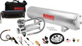 VIXEN AIR VXO4852GCI 5 GALLON STEEL AIR TANK SILVER WITH 200 PSI AIR COMPRESSOR AND TIRE INFLATION KIT ONBOARD AIR SYSTEM image 0