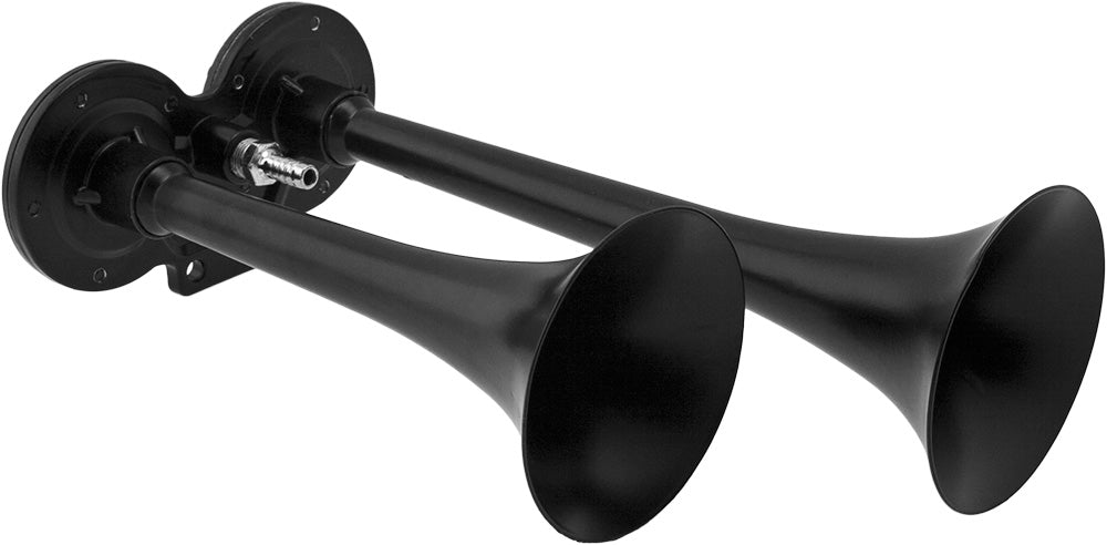 VIXEN HORNS VXH2311DB DUAL TRUMPET TRAIN AIR HORN KIT BLACK image 1