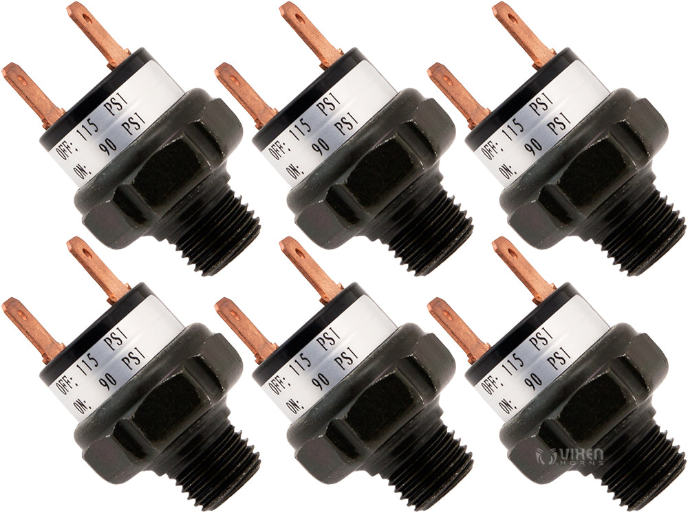 VIXEN HORNS VXA7115-6 90-115 PSI PRESSURE SWITCH (6 PACK) image 0