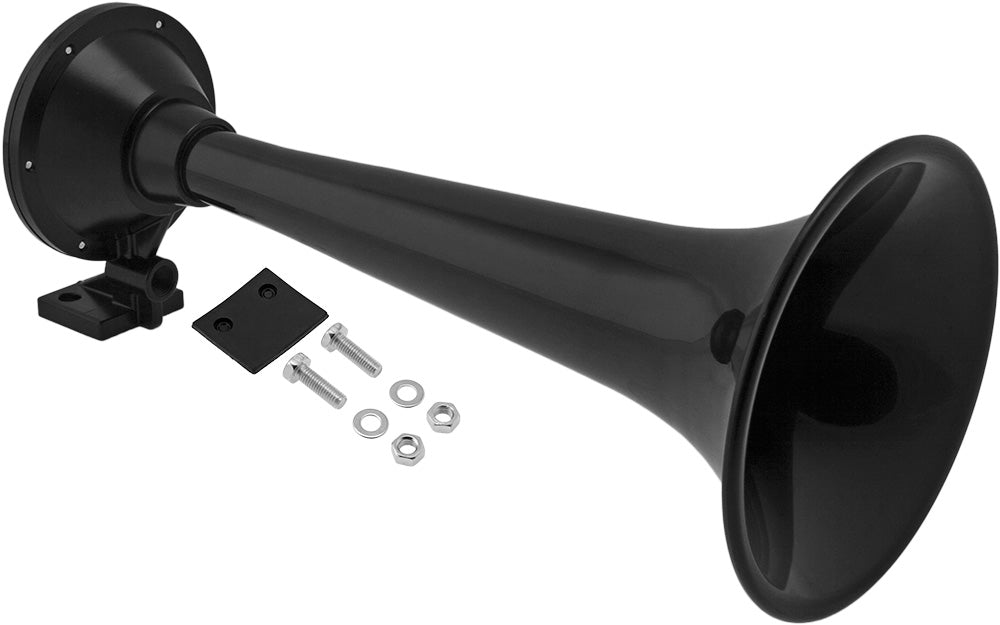 VIXEN HORNS VXH1905XB SINGLE TRUMPET AIR HORN MEDIUM BLACK image 0