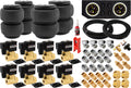 VIXEN AIR VXK3805PB 3/8" NPT AIR RIDE SUSPENSION HIGH FLOW AIR VALVES WITH FOUR AIR SPRINGS, PRESSURE SWITCH, GAUGE DASH PANEL, HOSES AND FITTINGS image 0