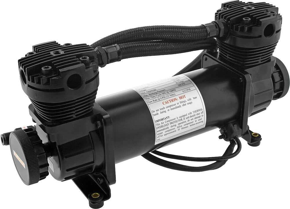 VIXEN AIR VXC880B 300 PSI DUAL CYLINDER VORTEXX AIR COMPRESSOR BLACK image 4