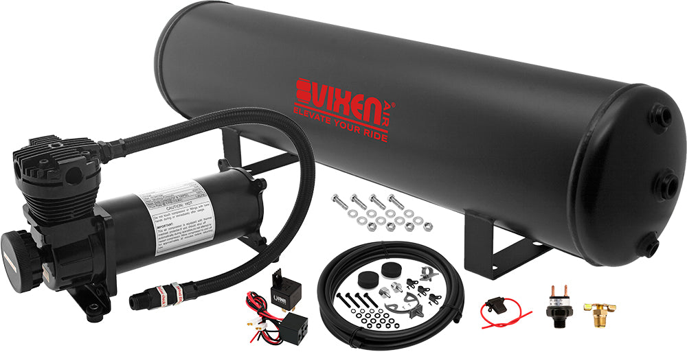 VIXEN AIR VXO4852B 5 GALLON STEEL AIR TANK WITH 200 PSI AIR COMPRESSOR ONBOARD AIR SYSTEM image 0