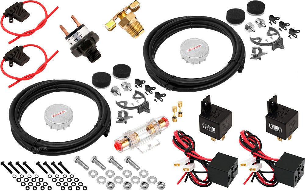 VIXEN AIR VXO4863DC 6 GALLON STEEL AIR TANK WITH DUAL 200 PSI AIR COMPRESSOR ONBOARD AIR SYSTEM image 7