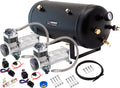 VIXEN HORNS VXO8350DP 5 GALLON AIR TANK WITH DUAL 200 PSI AIR COMPRESSOR ONBOARD AIR SYSTEM image 0