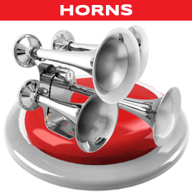 VIXEN HORNS VXH1164B SEMI TRUCK SINGLE AIR HORN BLACK - Vixen Horns