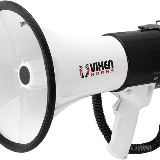 VIXEN HORNS VXM2350A PROFESSIONAL MEGAPHONE WITH SIREN BLACK Vixen Horns