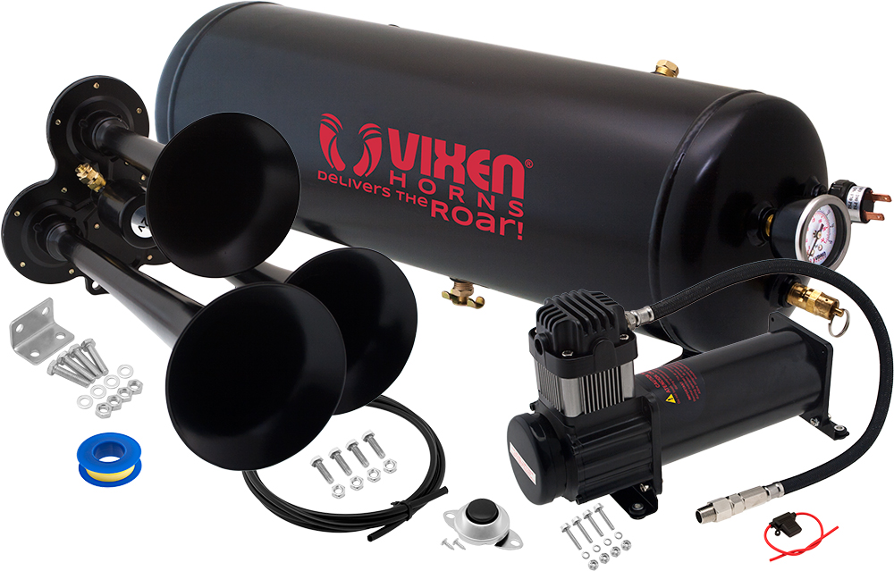 VIXEN HORNS VXO8805–1101-Gallonen-Tank – 150 PSI Kompressor