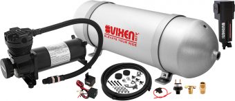 VIXEN AIR VXO4830BF 3 GALLON ALUMINUM AIR TANK WITH 200 PSI AIR COMPRESSOR ONBOARD AIR SYSTEM