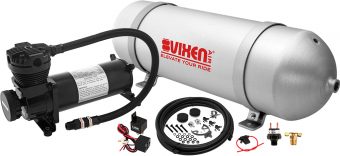VIXEN AIR VXO4830B 3 GALLON ALUMINUM AIR TANK WITH 200 PSI AIR COMPRESSOR ONBOARD AIR SYSTEM