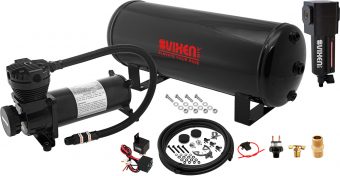 VIXEN AIR VXO4831BF 3 GALLON STEEL AIR TANK WITH 200 PSI AIR COMPRESSOR ONBOARD AIR SYSTEM