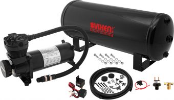 VIXEN AIR VXO4831B 3 GALLON STEEL AIR TANK WITH 200 PSI AIR COMPRESSOR ONBOARD AIR SYSTEM