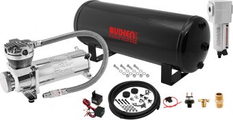 VIXEN AIR VXO4831CF 3 GALLON STEEL AIR TANK WITH 200 PSI AIR COMPRESSOR ONBOARD AIR SYSTEM