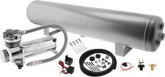 VIXEN AIR VXO4841A 4 GALLON ALUMINUM AIR TANK WITH 200 PSI AIR COMPRESSOR ONBOARD AIR SYSTEM