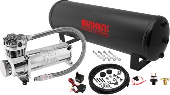 VIXEN AIR VXO4841C 4 GALLON STEEL AIR TANK WITH 200 PSI AIR COMPRESSOR ONBOARD AIR SYSTEM