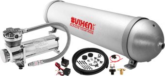 VIXEN AIR VXO4850C 5 GALLON ALUMINUM AIR TANK WITH 200 PSI AIR COMPRESSOR ONBOARD AIR SYSTEM