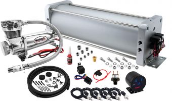 VIXEN AIR VXX2593/480C AIR SUSPENSION KIT FOR TRUCK/CAR BAG/AIR RIDE/SPRING. ON BOARD SYSTEM, 200PSI COMPRESSOR, 2.5 GALLON ALUMINUM TANK