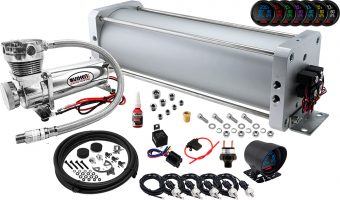 VIXEN AIR VXX2595/480C AIR SUSPENSION KIT FOR TRUCK/CAR BAG/AIR RIDE/SPRING. ON BOARD SYSTEM, 200PSI COMPRESSOR, 2.5 GALLON ALUMINUM TANK