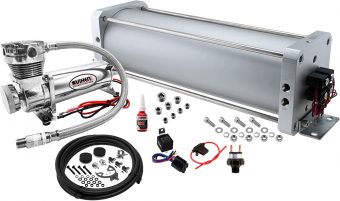 VIXEN AIR VXX25AA/480C AIR SUSPENSION KIT FOR TRUCK/CAR BAG/AIR RIDE/SPRING. ON BOARD SYSTEM, 200PSI COMPRESSOR, 2.5 GALLON ALUMINUM TANK