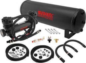 VIXEN AIR VXO8841DB 4 GALLON STEEL AIR TANK WITH DUAL CYLINDER 300 PSI AIR COMPRESSOR ONBOARD AIR SYSTEM