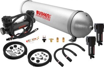 VIXEN AIR VXO8850DBF 5 GALLON ALUMINUM AIR TANK WITH DUAL CYLINDER 300 PSI AIR COMPRESSOR ONBOARD AIR SYSTEM