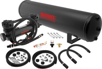 VIXEN AIR VXO8852DB 5 GALLON STEEL AIR TANK WITH DUAL CYLINDER 300 PSI AIR COMPRESSOR ONBOARD AIR SYSTEM