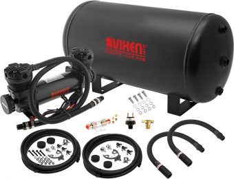 VIXEN AIR VXO8863DB 6 GALLON STEEL AIR TANK WITH DUAL CYLINDER 300 PSI AIR COMPRESSOR ONBOARD AIR SYSTEM